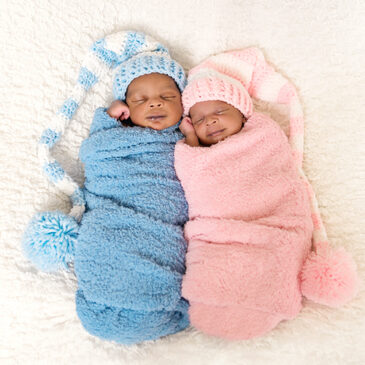 Double Love • Twins Newborn Photos
