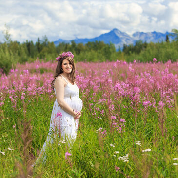 A Stunning Fireweed Maternity Session
