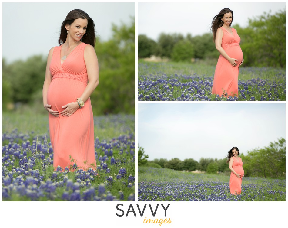 Texas Bluebonnets - Maternity Photos - Savvy Images - Houston Maternity Photographer
