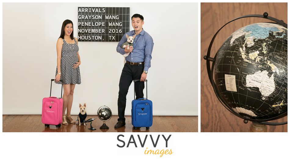 Savvy Images - Traveling Twins Pregnancy Announcement Session