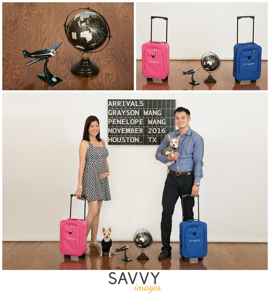 Savvy Images - Traveling Twins Pregnancy Announcement Session